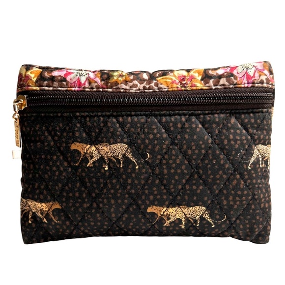Americana By Sharif Cheetah Cosmetic Bag - Picture 1 of 10